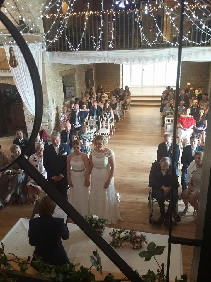 wedding music - string quartet at the Great Tythe Barn Tetbury